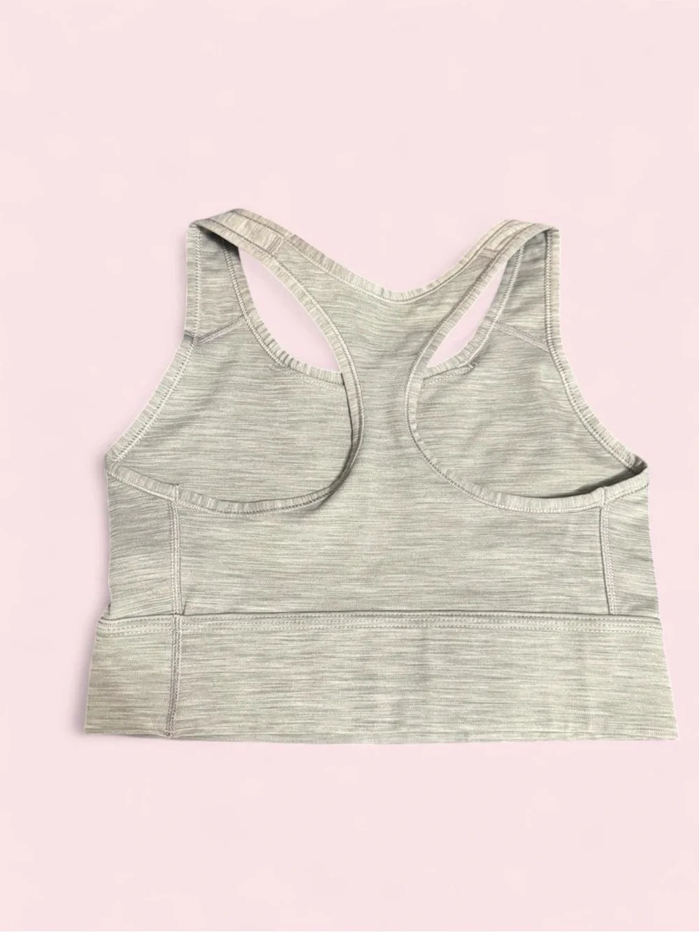Nike Light Gray Racerback Sports Bra